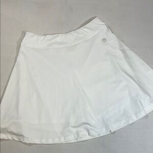 Jack Smith High-Rise Tennis Skort with Pockets Crisp White Athleisure Mini Skirt